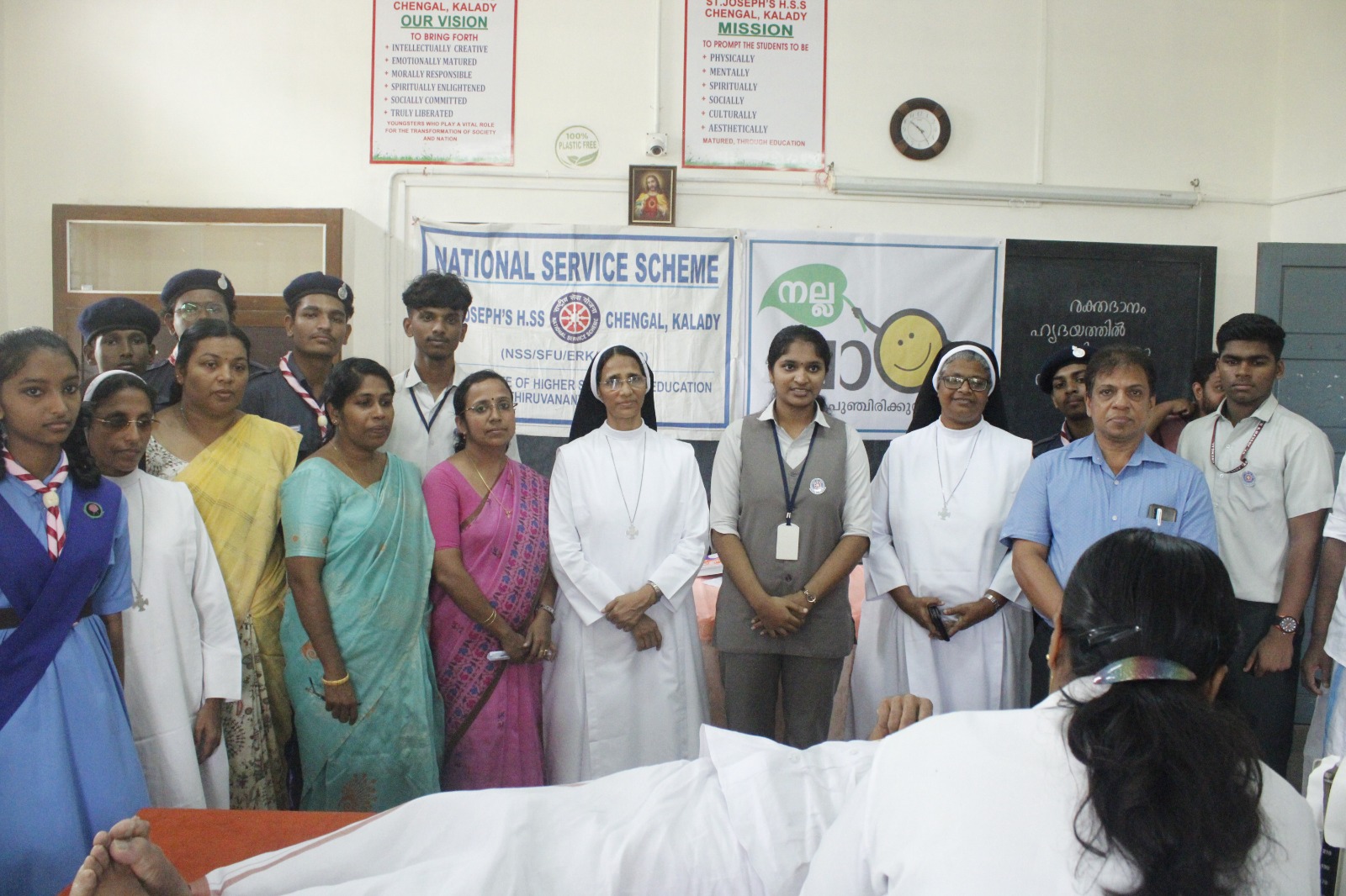 Blood donation camp conducted in our institution in connection with IMA on 2023
