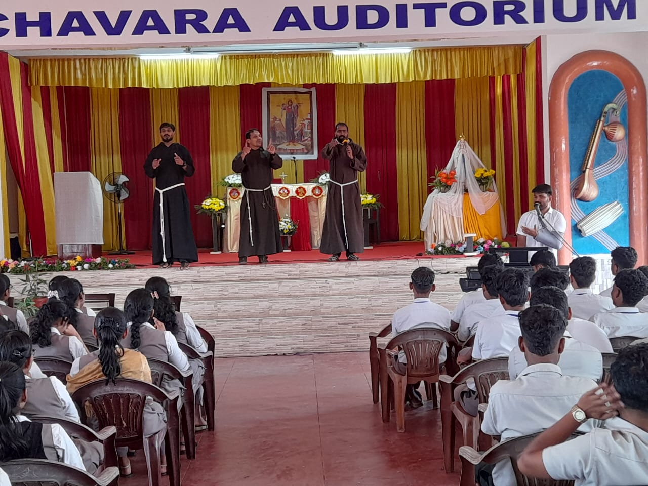 Retreat conducted in our school for students